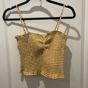 BB Dakota smock crop top